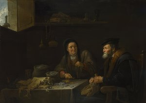 Przypowieść o bogatym rolniku zbożowym. około 1648