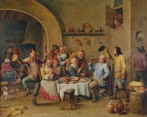 Król pije (Le Roi Boit). 1650-60
