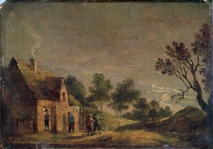 Tawerna Nocą, XVII wiek autorstwa David Teniers the Younger
