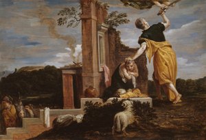 Poświęcenie Izaaka przez Abrahama autorstwa David Teniers the Younger