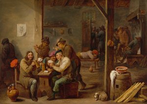 Scena tawerny autorstwa David Teniers the Younger