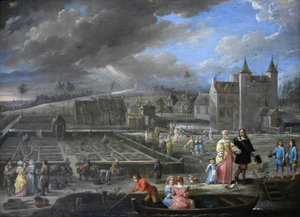 Cztery pory roku (wiosna) autorstwa David Teniers the Younger