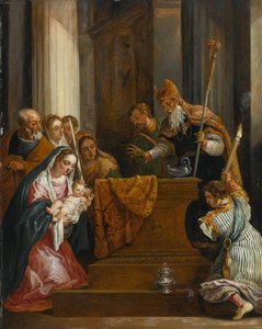 Ofiarowanie w świątyni autorstwa David Teniers the Younger
