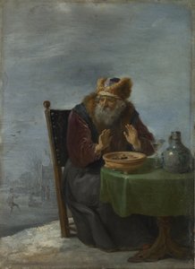 Zima Z cyklu Cztery pory roku, ok. 1900. 1644 autorstwa David Teniers the Younger