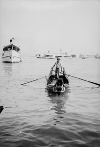 Czaszkowanie sampana w Penang autorstwa David Watkin Waters