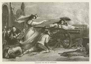 Augustina służąca Saragossy autorstwa David Wilkie