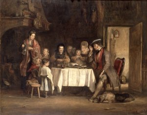 Łaska przed mięsem, 1839 autorstwa David Wilkie