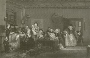 Czytanie testamentu autorstwa David Wilkie