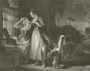 Toaleta w domku autorstwa David Wilkie