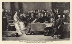 Pierwsza Rada Jej Królewskiej Mości, Pałac Kensington, 20 czerwca 1837