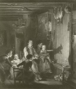 Królik na ścianie autorstwa David Wilkie