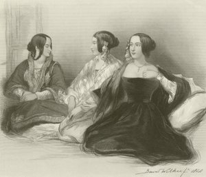 Trzy greckie siostry w Therapia autorstwa David Wilkie