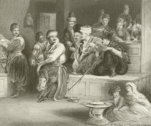 Kurier turecki donoszący o zdobyciu Acre autorstwa David Wilkie