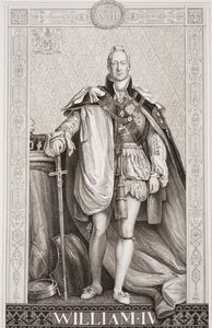 Wilhelm IV (1765-1837) z „Ilustracji historii angielskiej i szkockiej” Tom II autorstwa David Wilkie
