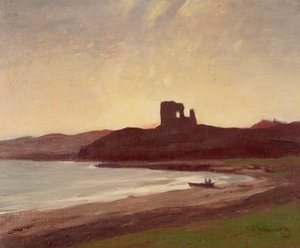 Aros, Wyspa Mull (olej na płótnie) autorstwa David Young Cameron