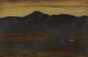 Ben Ledi, zachód słońca