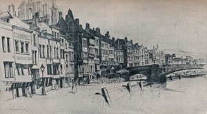 Dinant, 1907 autorstwa David Young Cameron