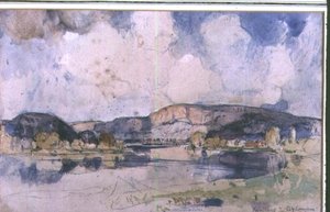 Kinfauns (wc na papierze) autorstwa David Young Cameron