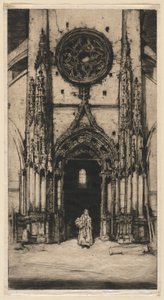 Stary St. Etienne autorstwa David Young Cameron