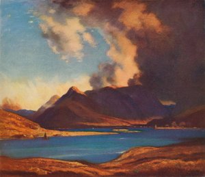 Cienie Glencoe, 1925 autorstwa David Young Cameron