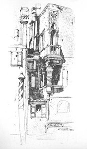 Dom Tintorettos, ok. 1894, 1925. autorstwa David Young Cameron