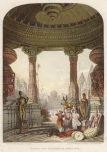 Budynki hinduskie i mahomeńskie autorstwa David after Roberts