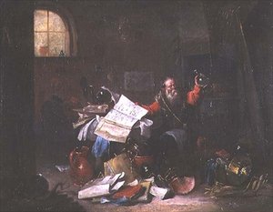 Alchemik autorstwa David the Elder Teniers