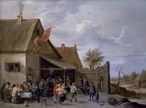 Kermis w dniu św. Jerzego autorstwa David Teniers the Younger