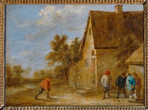 Les Joueurs de boules ... autorstwa David the Younger Teniers