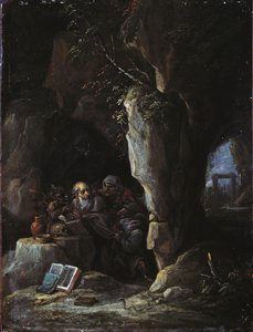 Kuszenie św. Antoniego autorstwa David Teniers the Younger