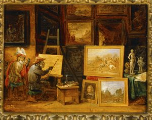 Malarz małp ... autorstwa David the Younger Teniers