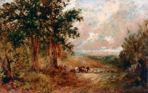 Zaułek Warwickshire (olej na płótnie)
