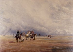 Lancaster Sands, Morecambe Bay (Skarby) 1842 (olej na płótnie)