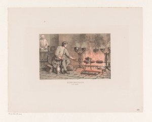 Przybory kuchenne, XIV wiek sprzęt kuchenny. (XIV wiek) (tytuł na obiekcie)