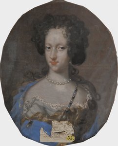 Sophie Amalie of Schleswig Holstein Gottorp, princesse dano norvegienne - Portret księżnej Sophie Amalie of Holstein-Gottorp (1670-1710), księżnej Brunswick-Lueneburg, autorstwa Kraffta, Davida, von (1655-1724). Olej na płótnie. Wymiar : 69x56 cm. narodowy autorstwa David von Krafft