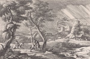 Tablica 6: Burza, 1743. autorstwa Davide Antonio Fossati