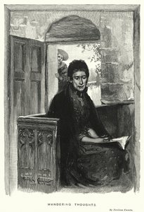 Wędrujące myśli (rycina) autorstwa Davidson Knowles