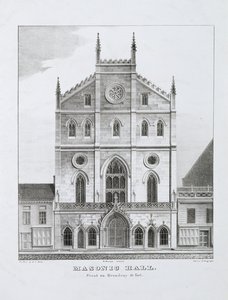 Sala masońska autorstwa Davis Andrew Jackson