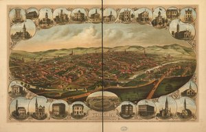 York, Pa. autorstwa Davoust A. Hoen and Co. Kern