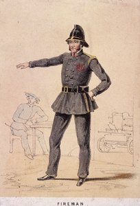 Strażak, 1855 autorstwa Day and Son