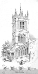 Saint Marys, Melton-Mowbray. Leicestershire, ok. 1850 r.