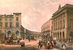 Kwadrant, ulica Regent, ok. 1852 r.
