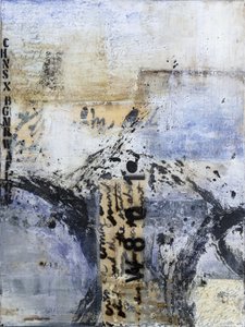 Teksturowane warstwy abstrakcyjne autorstwa Deb Chaney