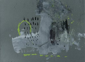 Miejska szarość – neonowa abstrakcja autorstwa Deb Chaney