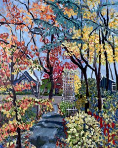 Fall Leaves, 2022 autorstwa Deborah Eve Alastra