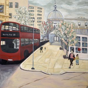 Londontown, 2017 (akryl na płótnie)