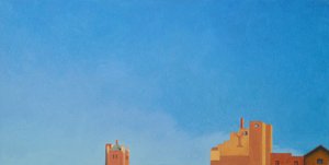 Brooklyn Fort Greene Sky, 2012 (olej na płótnie)