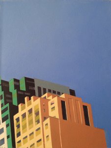 Brooklyn Hi Rise, 2012 (olej na płótnie)