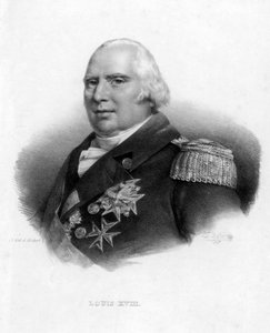 Ludwik XVIII, król Francji, 1827.
