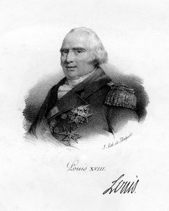 Ludwik XVIII, król Francji, XIX wiek.